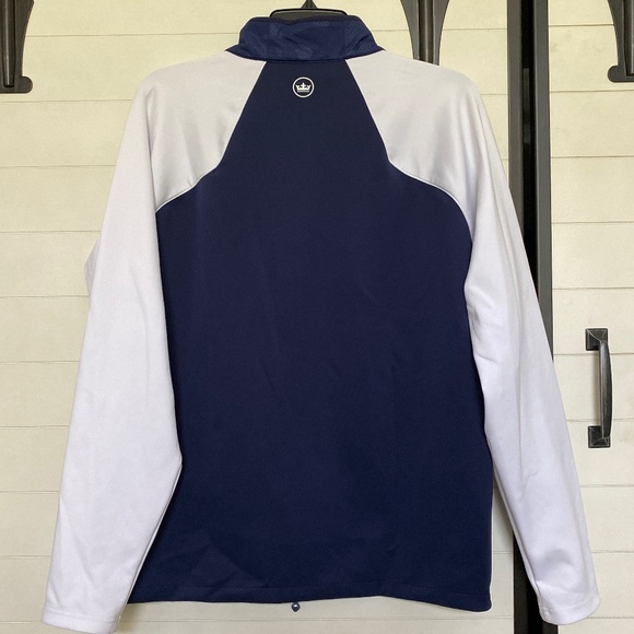 Peter Millar Hyperlight Merge Hybrid Jacket Medium Blue Camouflage - Picture 3 of 14